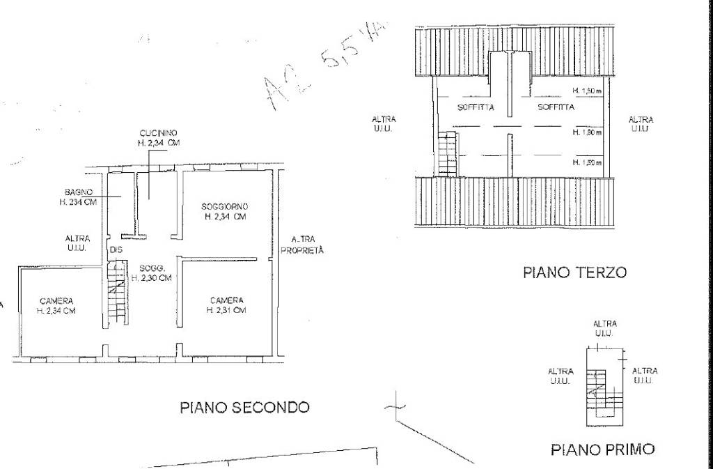Planimetria appartamento p. 2-3