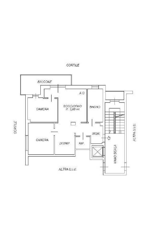 Planimetria appartamento PDF bianca