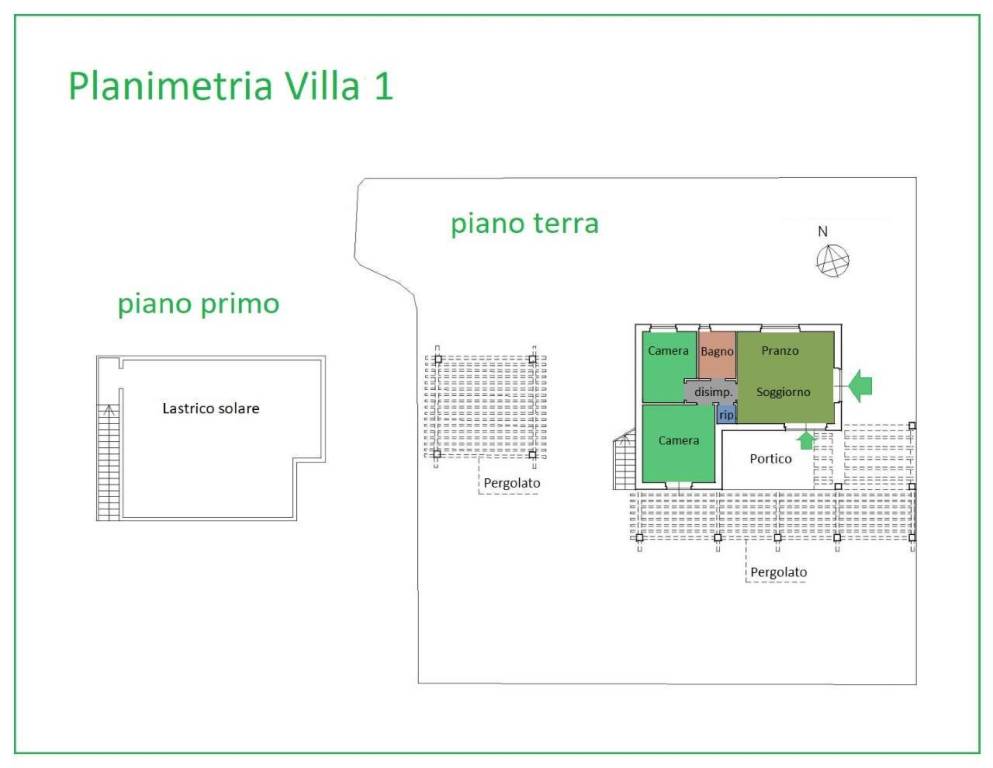 Planimetria Villa 1