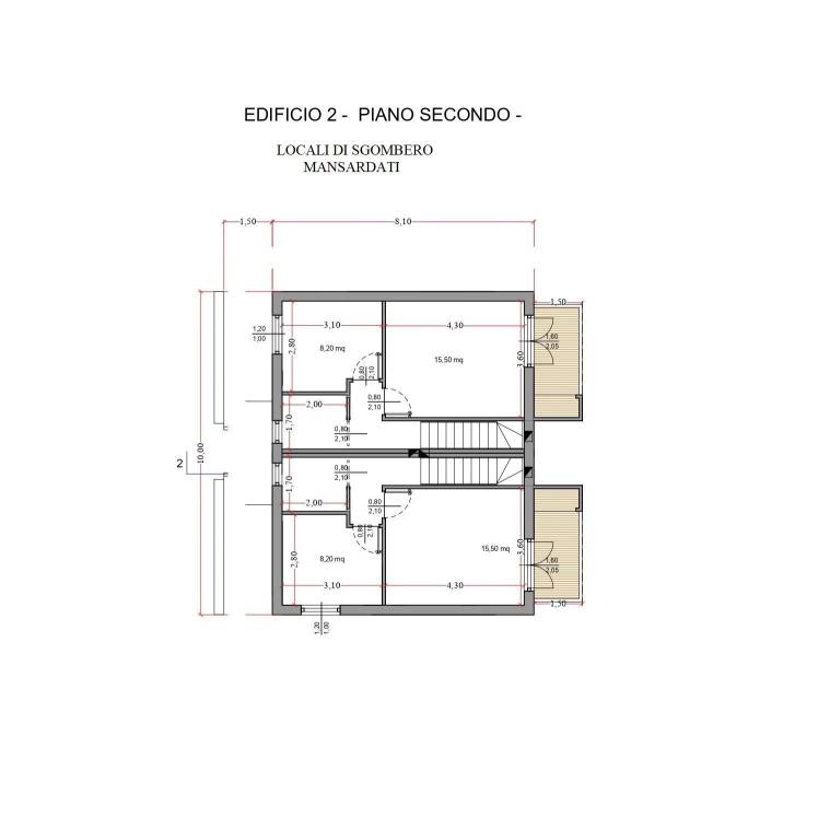 Residence Schoenberg - Edifico 2 - Piano Secondo M