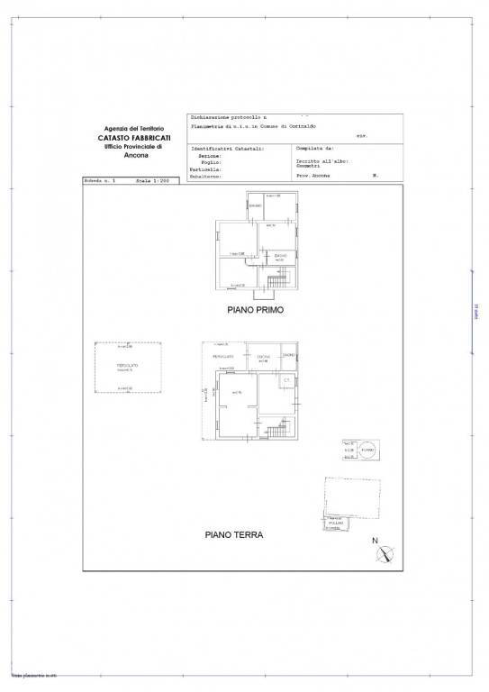 planimetria catastale appartamento page 0001