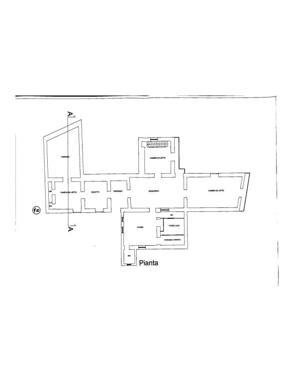 Planimetria Appartamento Cafisi 1